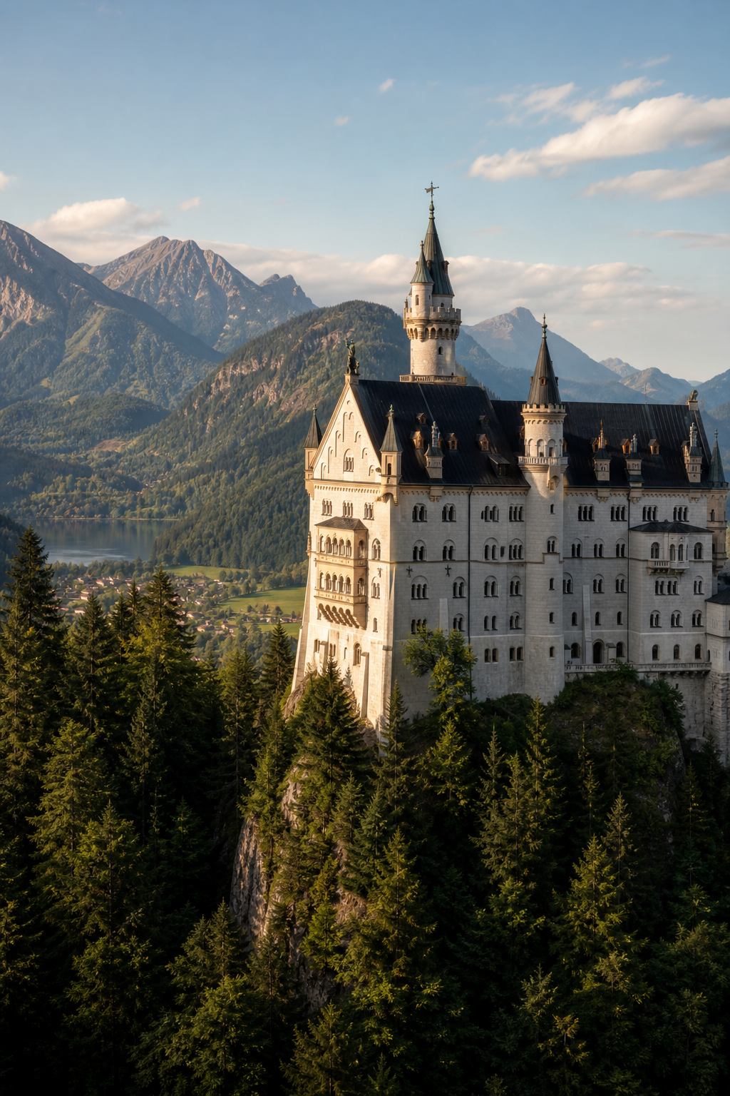 Schloss Neuschwanstein im Alpenvorland